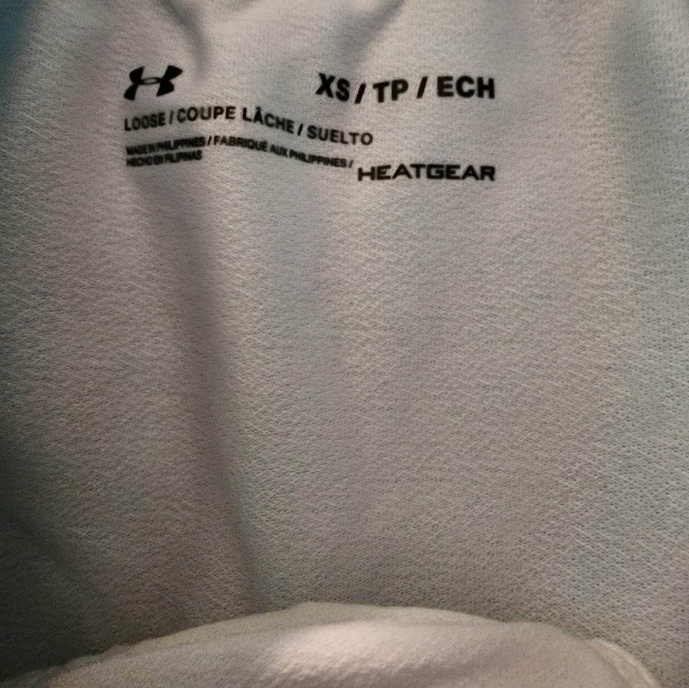New Under Armour Heat Gear Run Shorts Womens Size XS Blue Teal - Picture 3 of 3